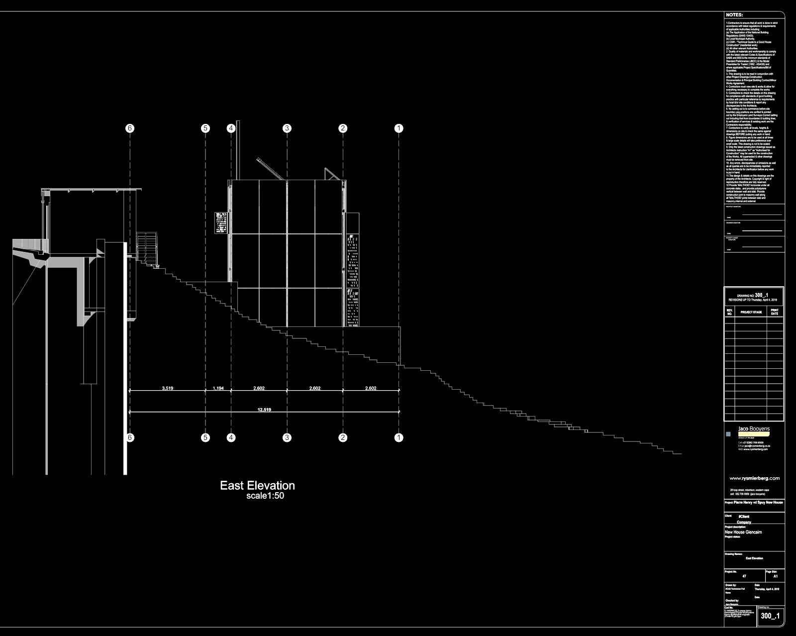 Big Tiny House Glencairn — east elevation
